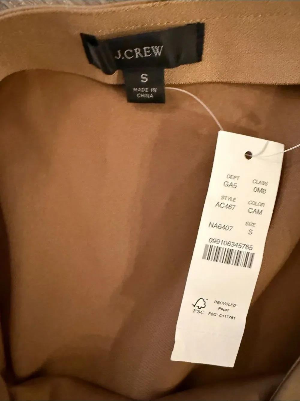 J. Crew Gwyneth Slip Skirt New